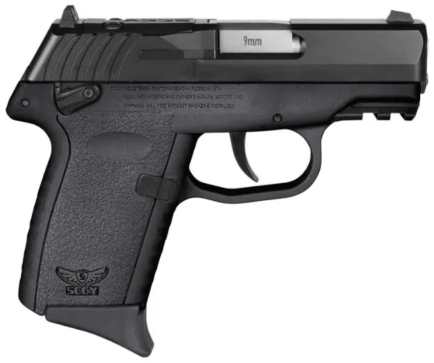 Sccy Cpx1-Cb Pistol Gen 3 9Mm 10Rd Black/Black W/Safety Rdr