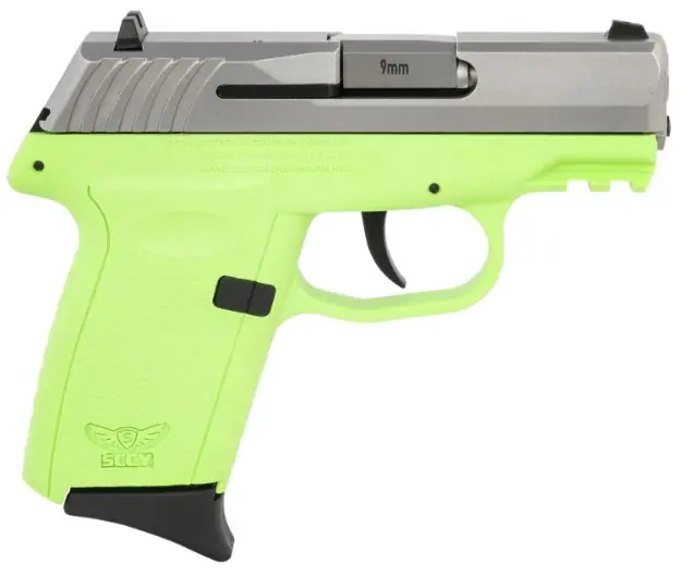 Sccy Cpx2-Tt Pistol Gen 3 9Mm 10Rd Ss/Lime W/O Safety