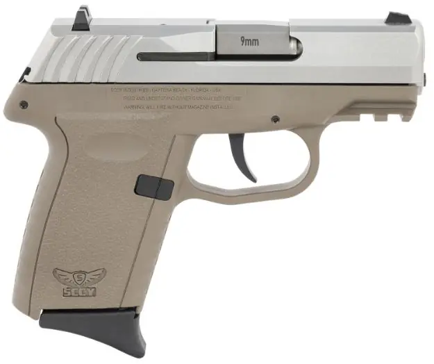 Sccy Cpx2-Tt Pistol Gen 3 9Mm 10Rd Ss/Fde W/O Safety