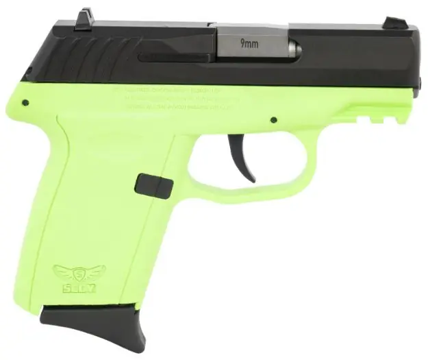 Sccy Cpx2-Cb Pistol Gen 3 9Mm 10Rd Black/Lime W/O Safety