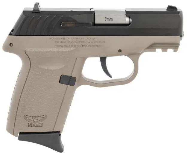 Sccy Cpx2-Cb Pistol Gen 3 9Mm 10Rd Black/Fde W/O Safety