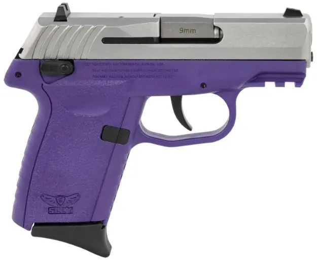 Sccy Cpx1-Tt Pistol Gen 3 9Mm 10Rd Ss/Purple Manual Safety