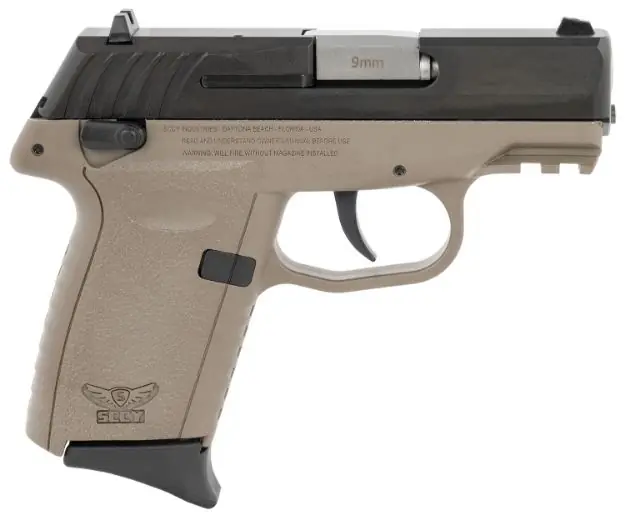 Sccy Cpx1-Cb Pistol Gen 3 9Mm 10Rd Black/Fde W/Safety