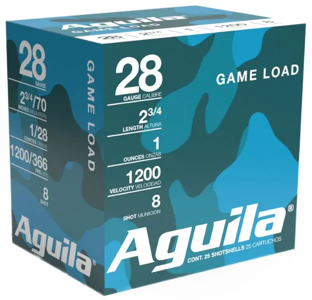 Aguila Shotshell 28Ga 2.75" 1Oz #8 25Rd 20Bx/Cs