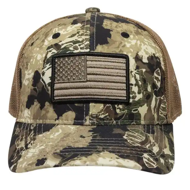 OUTDOOR USA170 USA FLAG HAT VEIL WHITETAIL BROWN