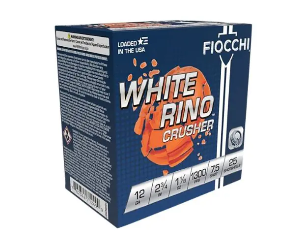 White Rino Crusher 12 Gauge 2-3/4'' 1-1/8Oz #7.5 25/Box