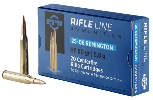 PPU 25-06REM HP 90GR 20/200