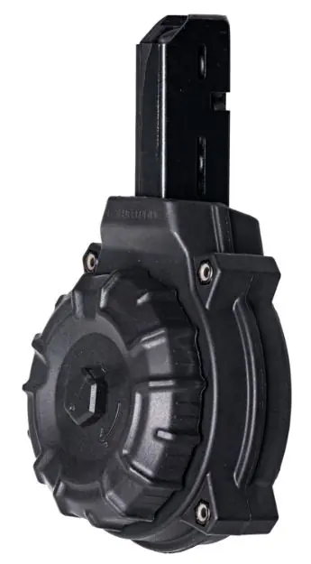 Ar-15 Colt/Smg Type 50Rd Drum Magazine Polymer Black