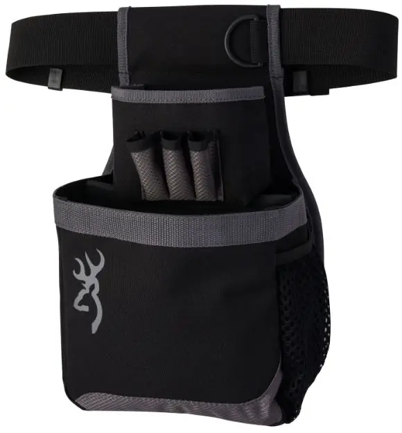 BRN 121062692 FLASH POUCH SHELL HLDR BLK/GRY