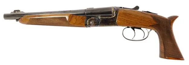 Pedersoli Howdah 45Lc/410 10.25" 3" Blued/Walnut Dbl Trg