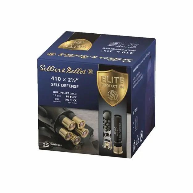 Self Defense 410 Bore 2-1/2'' 1/2Oz #000 Shot 25/Box
