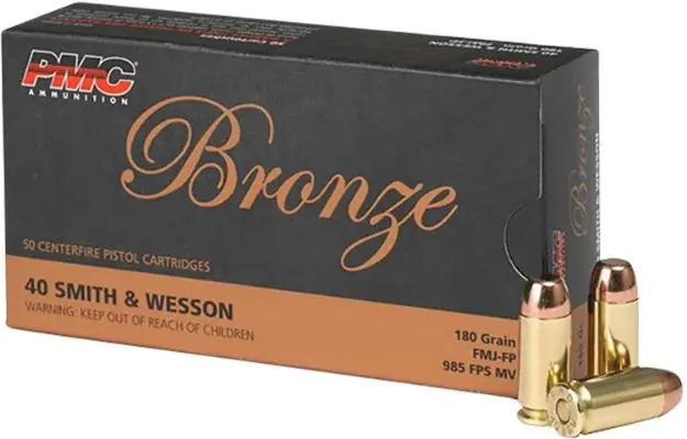 PMC BRNZ 40SW 180GR FMJ FP 50/1000