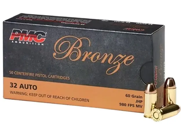 PMC BRNZ 32ACP 60GR JHP 50/1000