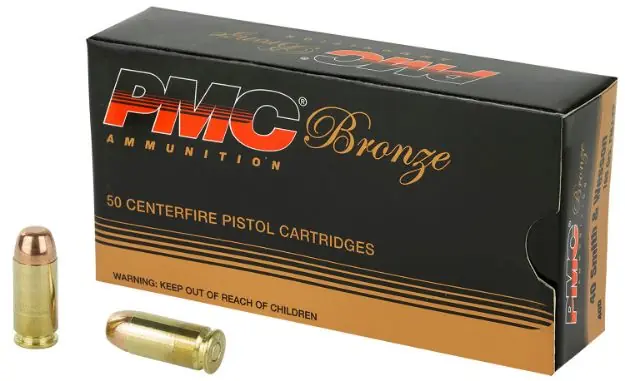 PMC BRNZ 40SW 165GR FMJ 50/1000