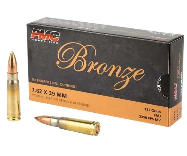 PMC BRNZ 7.62X39 123GR FMJ 20/500