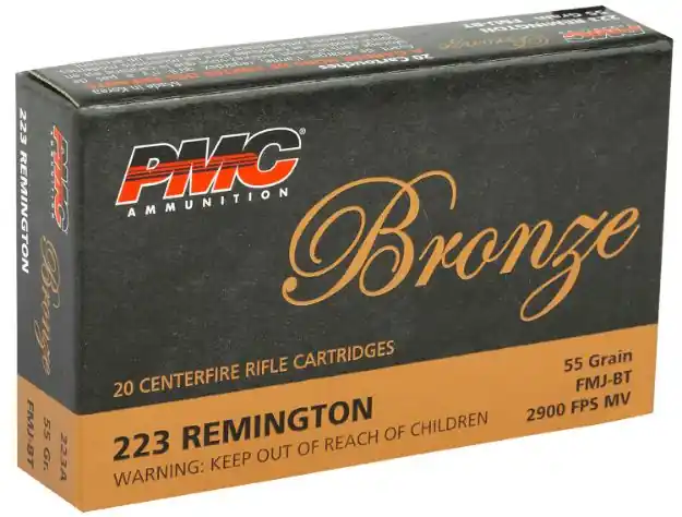 PMC BRNZ 223REM 55GR FMJ 20/1000
