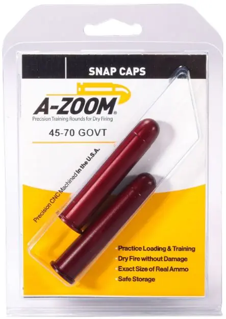 A-Zoom Metal Snap Cap .45-70 2-Pack