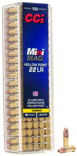 CCI 0031 22LR MINIMAG 36 HP 100/50