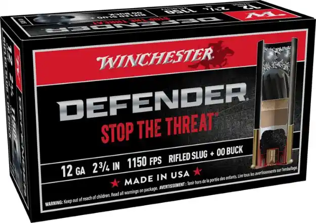 WIN S12PDX1 DEFENDER 12 2.75 COMB 1OZ 10/10