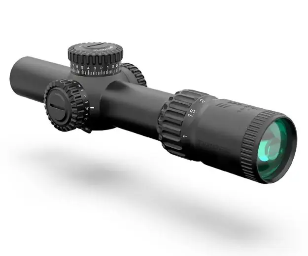 Warhorse 1-6X24mm Ffp Illuminated Green Dragoon Mil Black