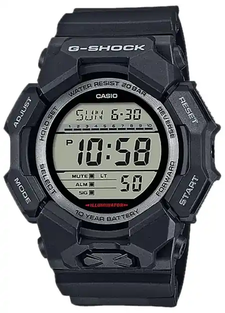 GSHOCK GD0101CR DIGITAL MOVEMENT BLK