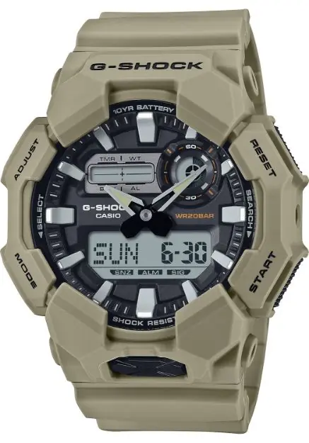 GSHOCK GA0105ACR ANLG-DIGTL TAN