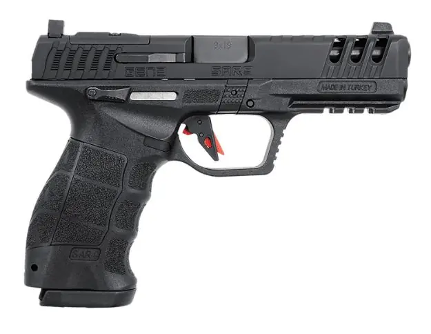 Sar Usa Sar9 Pistol 9Mm Gen 3 4.4" Bbl 17Rd Mag Black