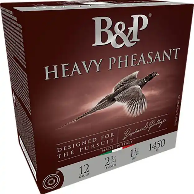 B&P 12B38H6 HEAVY PHEASANT 12G 1 3/8 OZ 25/10