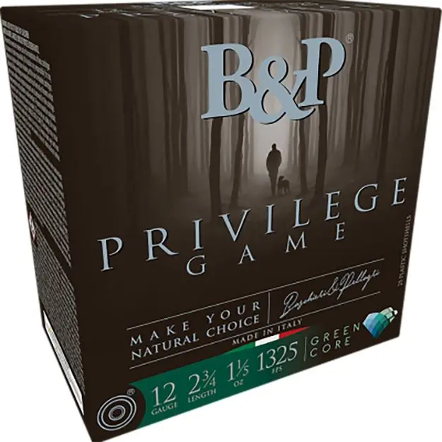B&P 12B15PG5 PRIVILEGE GAME 12G 1 1/5 OZ GC 25/10