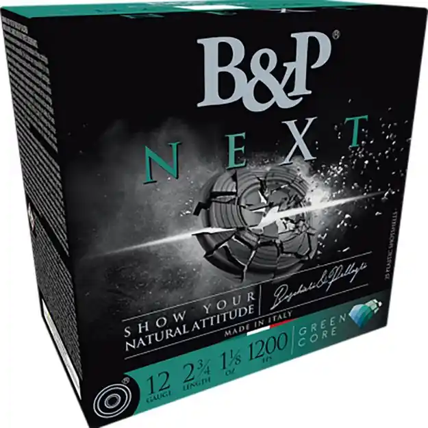 B&P 12B18NX8 NEXT 12G 1 1/8 OZ GREEN CORE 25/10