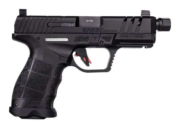 Sar Usa Sar9 Compact Socom 9Mm 4.7" Bbl 15/21 Rd Mag Black
