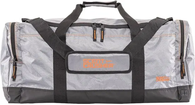 Scentcrusher Gear Duffle Bag Ozone Eliminator Grey & Black