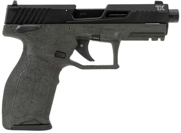 Taurus Tx-22 22Lr 4.1" Adj. 10-Shot Green Splatter