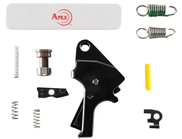Flat Face Forward Set Trigger Kit Aluminum S&W M&P M2.0 Blk