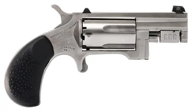 Naa Sentinel Mini-Revolver 22Wmr 1 5/8" White Dot Ss Syn