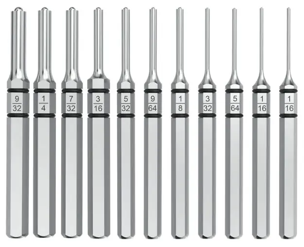 Real Avid Accu-Punch Set 11 Piece Roll Pin Punch Set