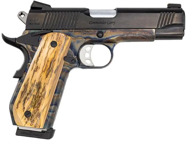 Tyler Gunworks 1911 Govt 45Acp 5" 8Rnd Cc/Blued/Ivory<