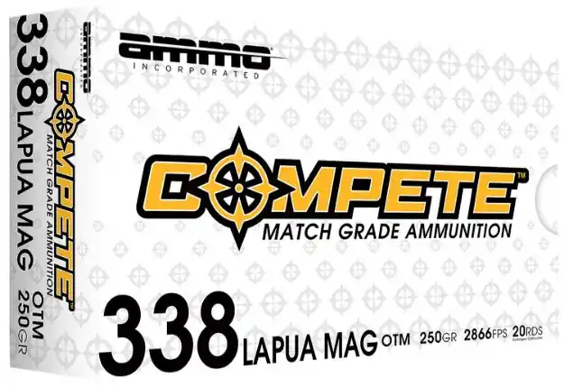 AMMOINC 338LM250BTHPA20 MATCH 338LAP 250BTHP 20/10