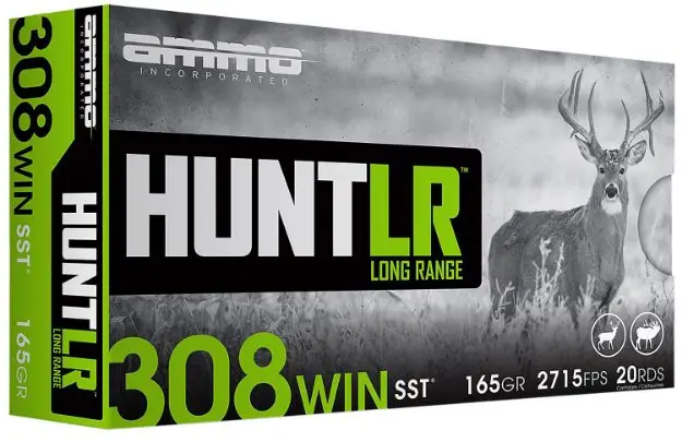 AMMOINC 308165SSTA20 HUNT LR 308 150 SST 20/10