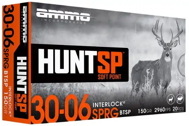 AMMOINC 3006150SPA20 HUNT SP 3006 150GR 20/10