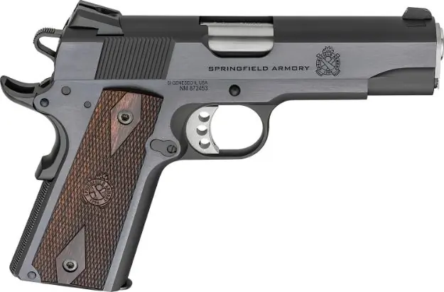 Springfield 1911 Garrison 4.25 45Acp 7Rd Blued/Laminate Grips