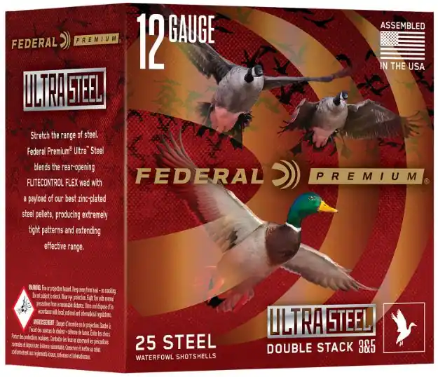 FED ULT STL 12GA 3" 1.25OZ #3/#5 25