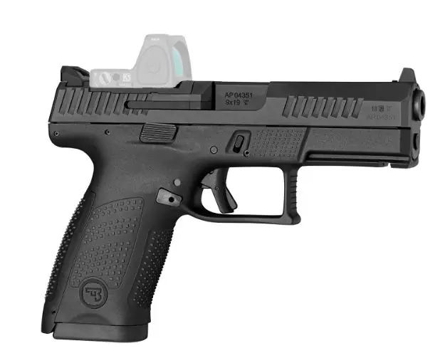 Cz P-10 C Or 9Mm Fs 10Rd Reversible Mag Catch Black