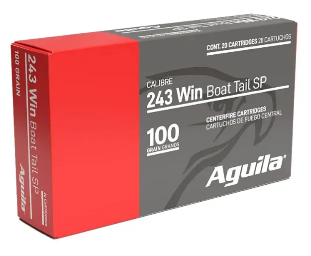 AGUILA 243WIN 100GR SP 20/200