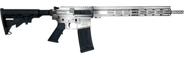 Glfa Ar15 Battleworn 223 Wylde 16" S/S Bbl Aluminum Finish<