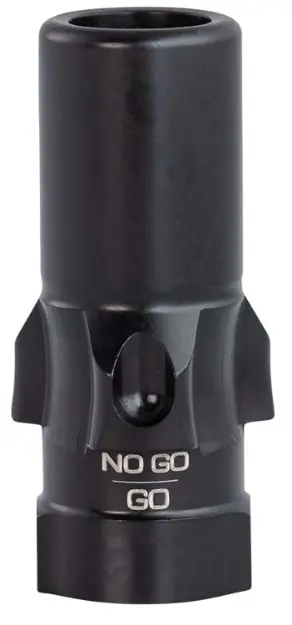 Rugged Suppressors 3 Lug Adapter Obsidian45 5/8X24