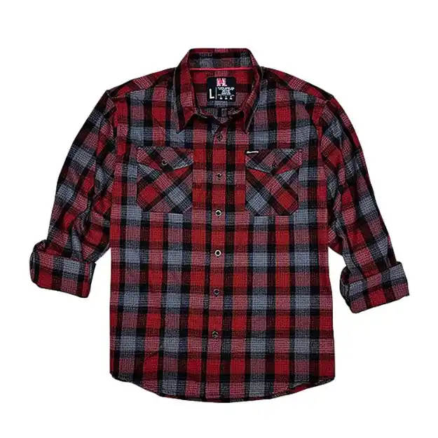 HDESIGN 32193 HORNADY L/S FLANNEL LG RED