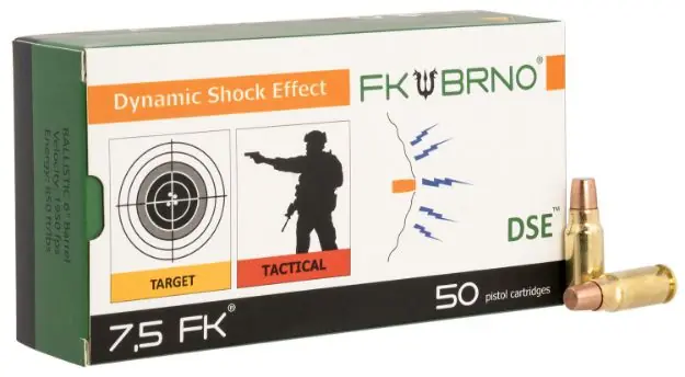 Fk Brno 7.5 F9 101Gr Flat Nose 50Rds Per Box Lead Free12bxcs<