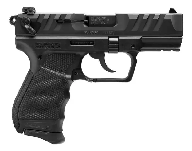 Walther Pd380 380Acp 3.7" Fs 9Rd Black Slide Black Frame