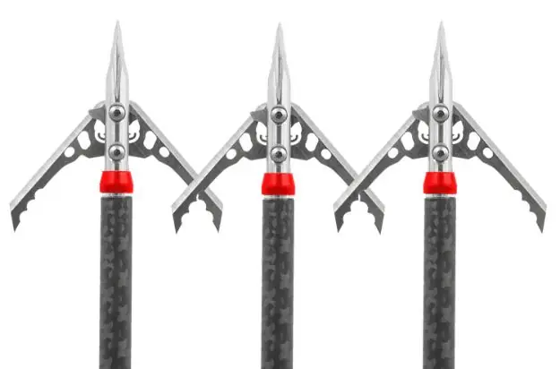 Rage Broadhead Hypodermic Xbow Trypan No-Collar 100Gr 2" 3Pk
